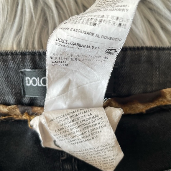 DOLCE & GABBANA slimmy appliqué jeans - Picture 6 of 11